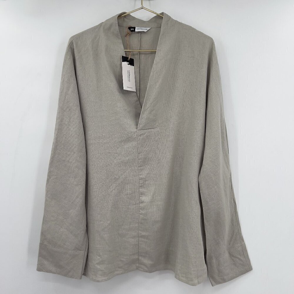 Kidoriman Mens Linen Blend Japanese Shinu Sleeve Size 5XL NWT